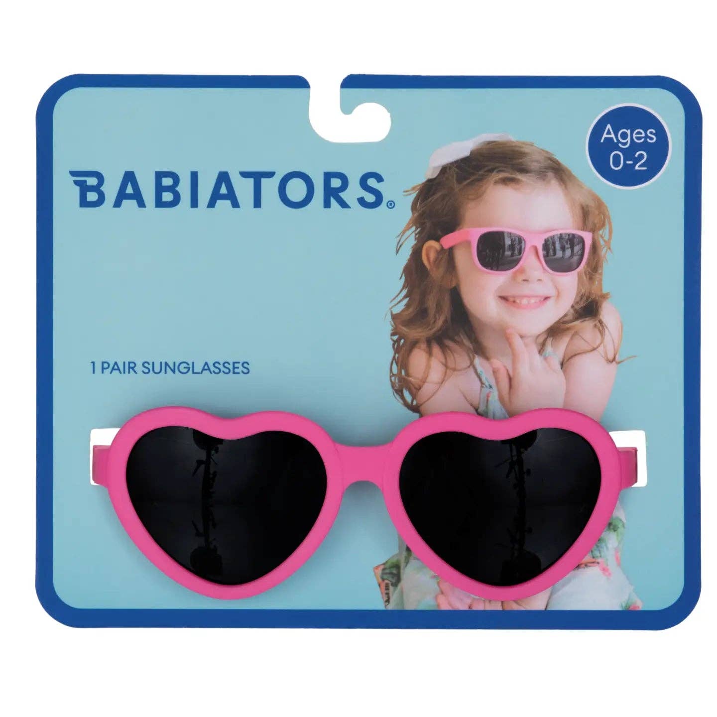 Hot Pink Heart Sunglasses: Ages 3-5