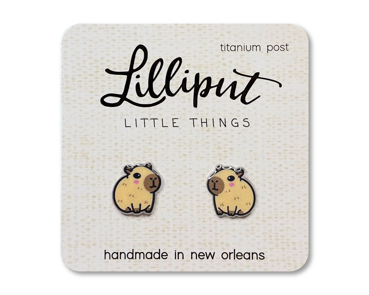 Capybara Earrings