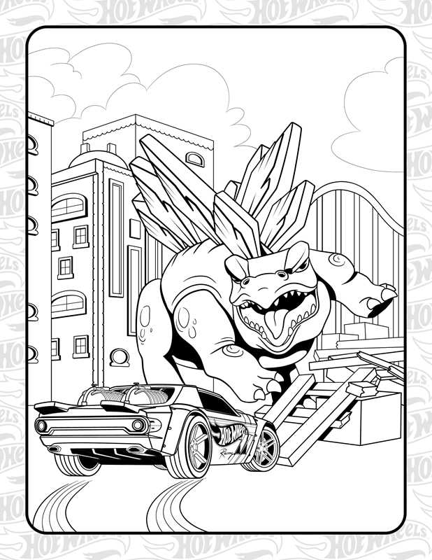 Hot Wheels: Giant Coloring Book by Mattel: Paperback; 192 pages / English