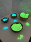 Super Bright Glow Pebbles - Green