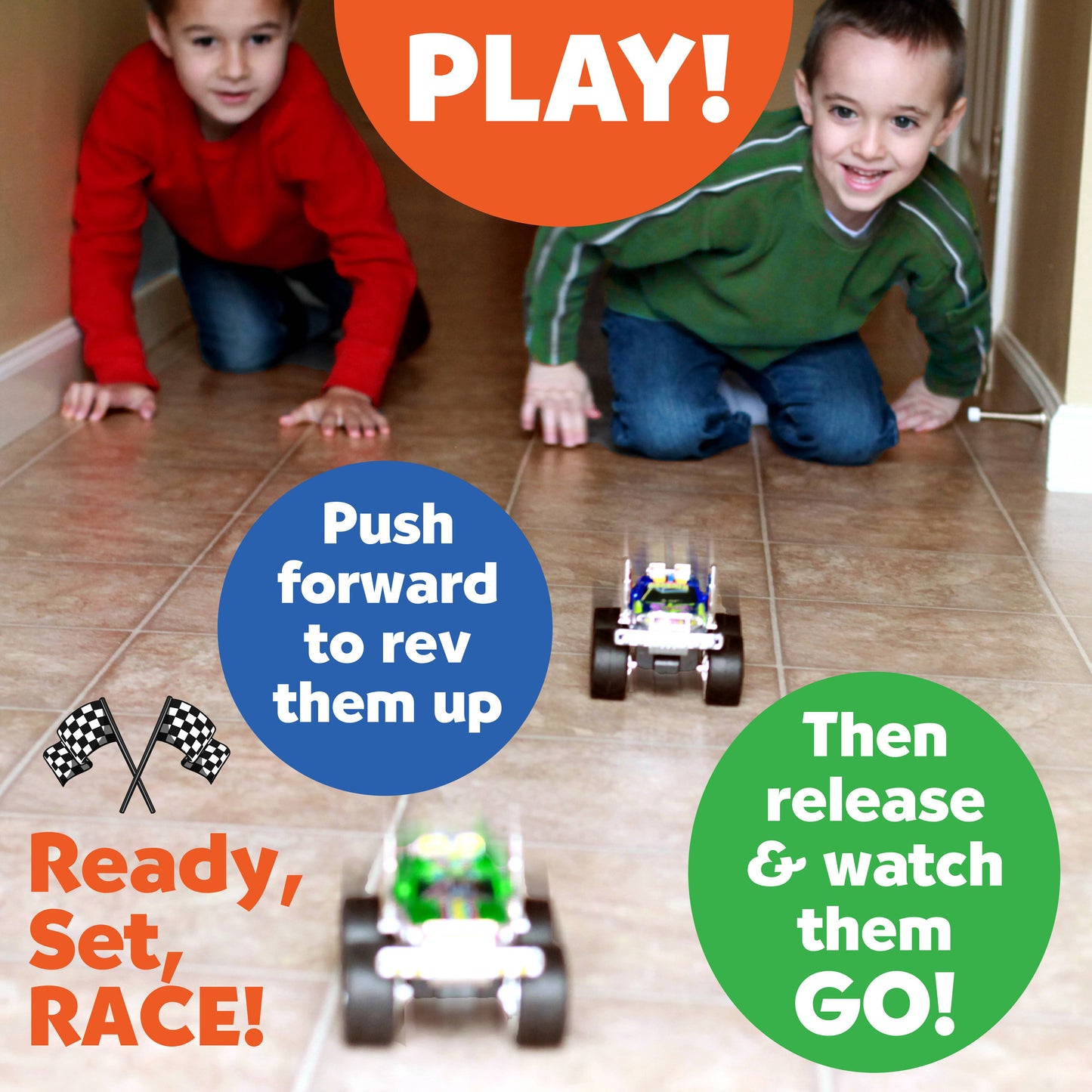 Decorate 2 Monster Trucks Craft Kit for Kids