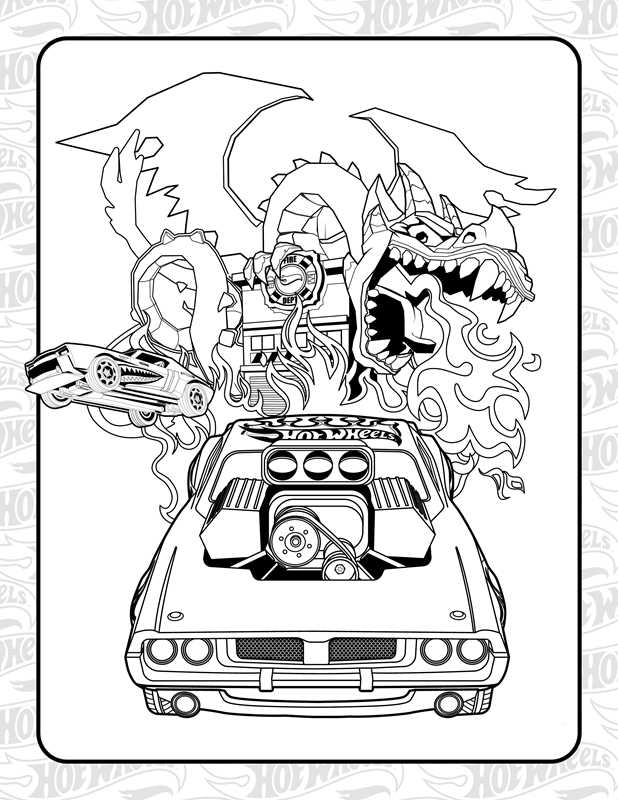 Hot Wheels: Giant Coloring Book by Mattel: Paperback; 192 pages / English