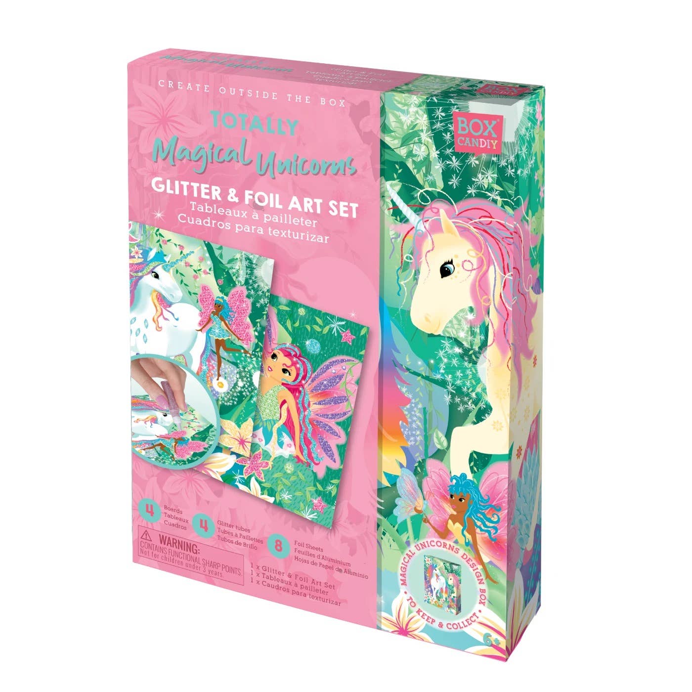 Magical Unicorns Glitter & Foil Art Set