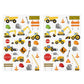 CONSTRUCTION Temporary Tattoo Pack