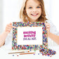 DIY Mosaic Picture Frame Kit for Kids