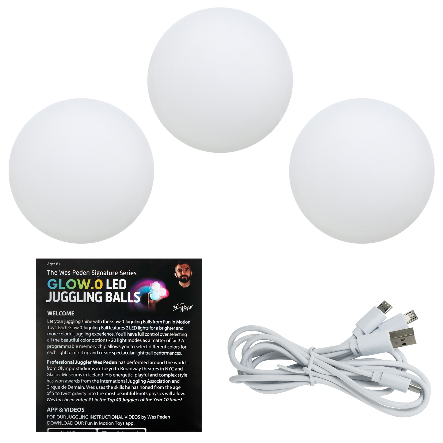 LED Juggling Ball Set