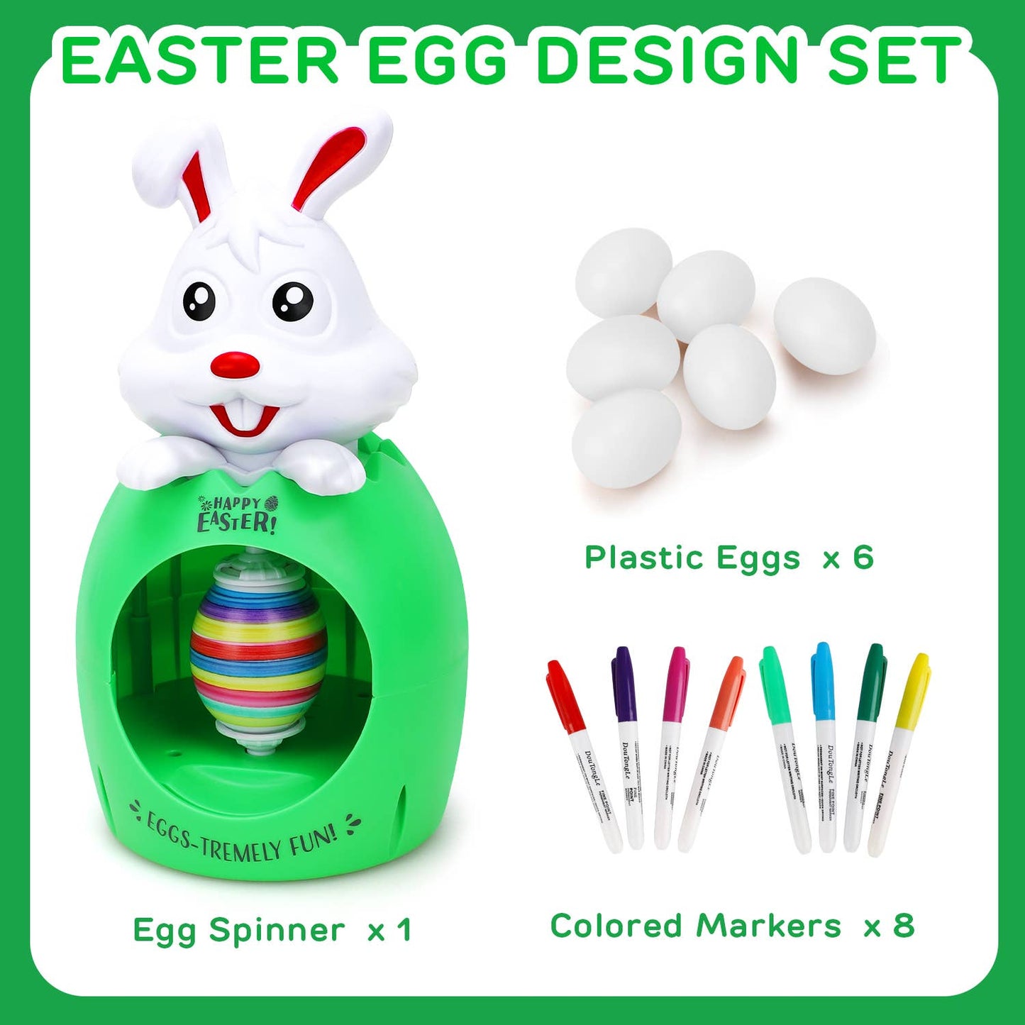 Easter Egg Decorating Kit: Green