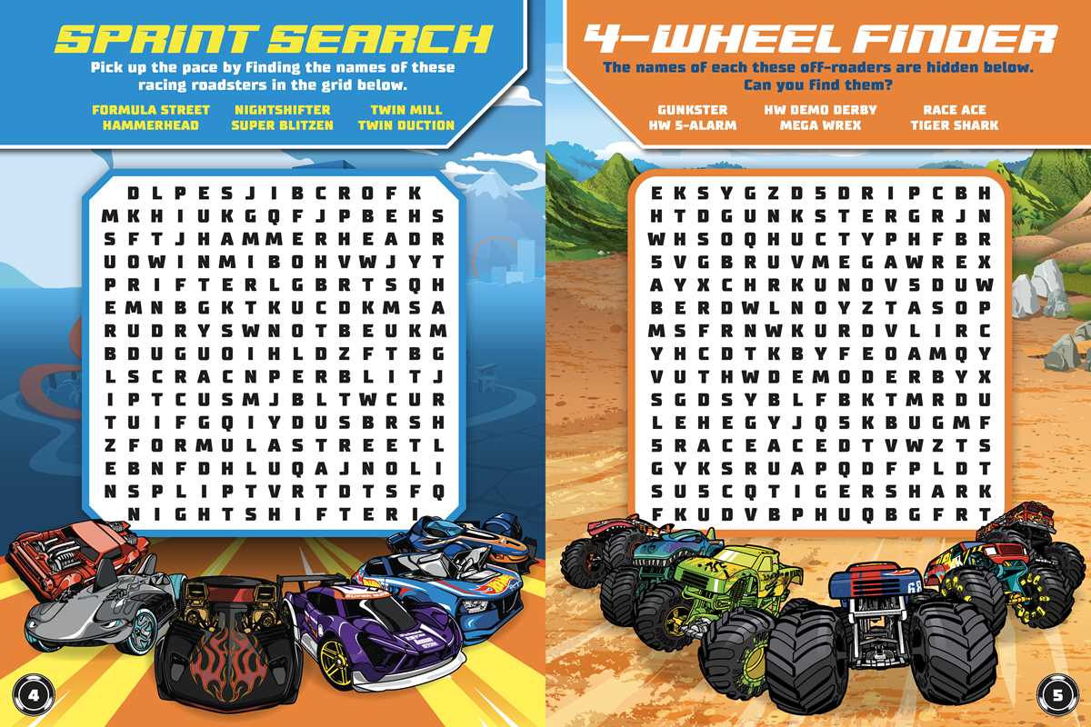 Hot Wheels: Race Cars vs. Monster Trucks by Mattel: Paperback; 24 pages / English