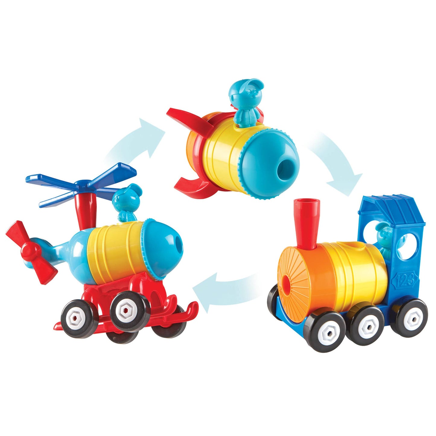 1-2-3 Build It!™ Train/Rocket/Helicopter