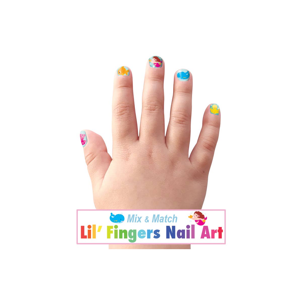 Lil' Fingers Nail Art- Mermaids
