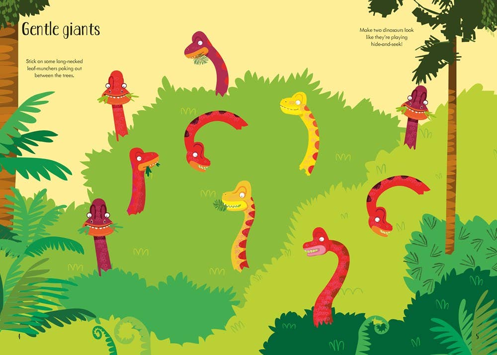 Little First Stickers Dinosaurs : Usborne