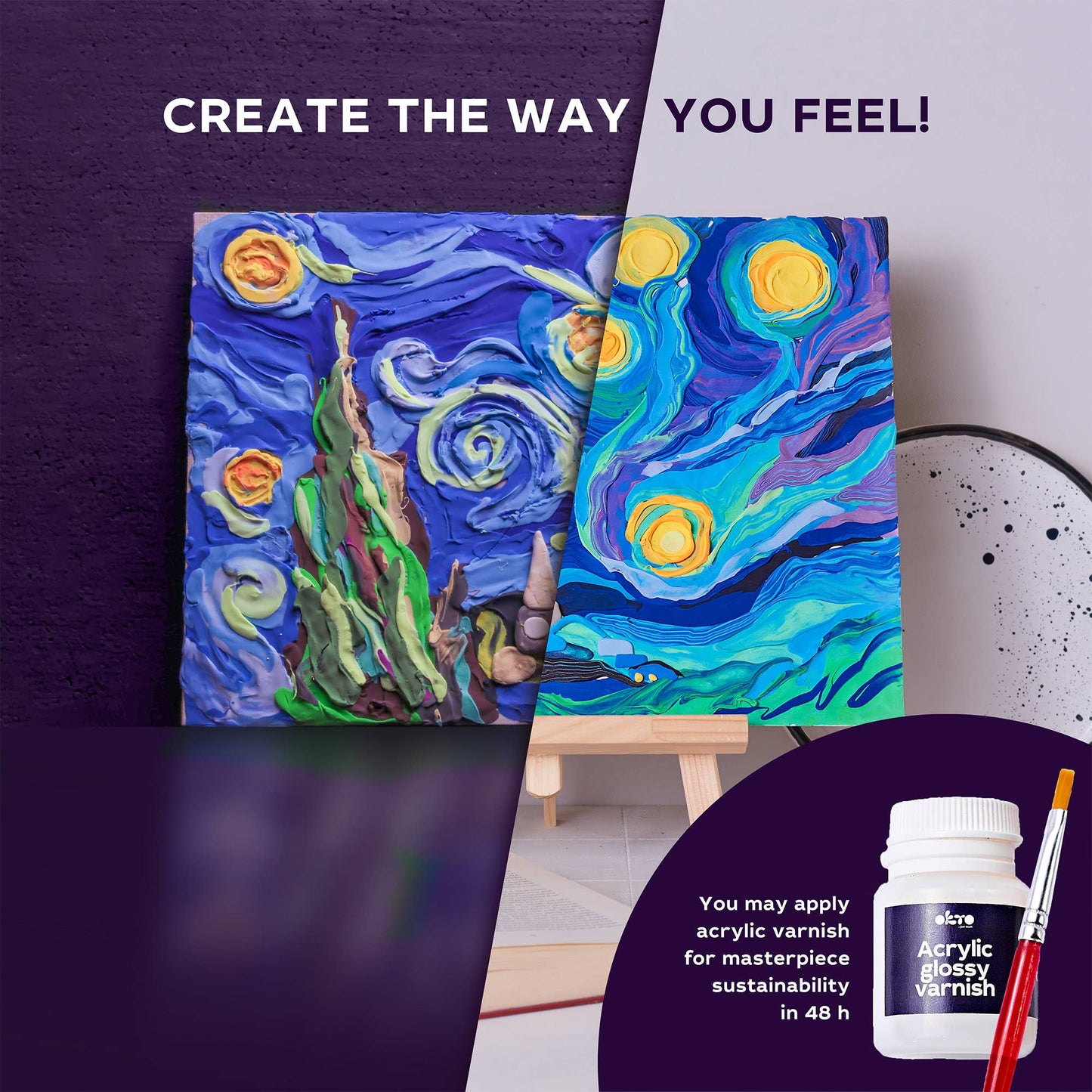 Sensory Art 3D Painting “Starry Night”