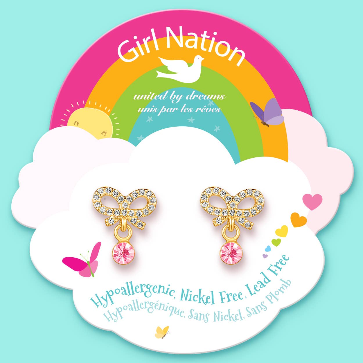 Little Luxe Bow Drop Earrings