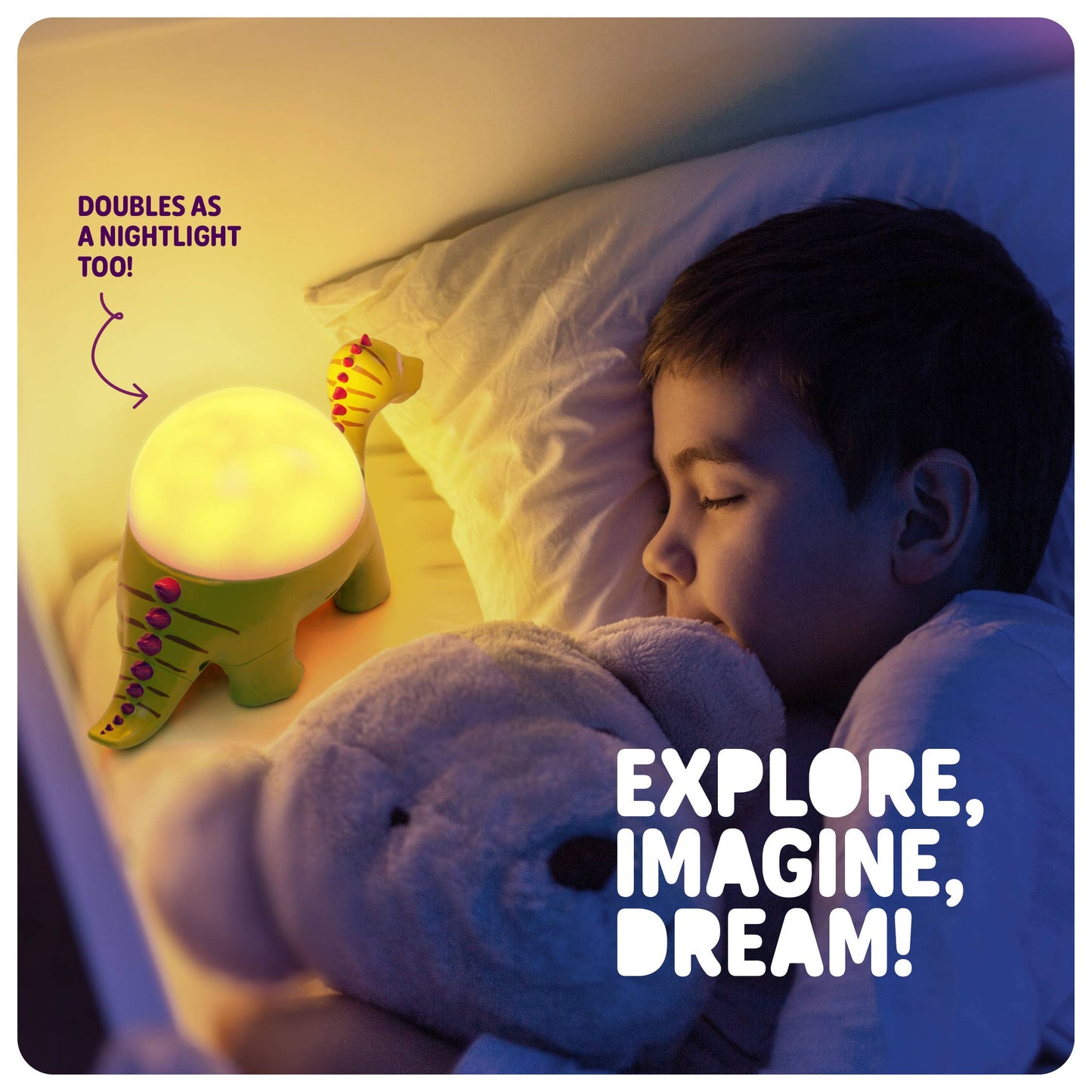 Dino Projector Night Light for Kid Bedroom