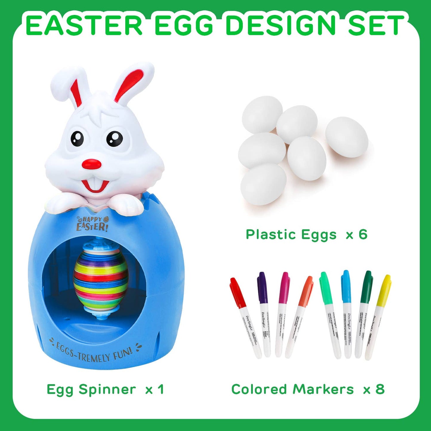 Easter Egg Decorating Kit: Green