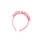 Happy Birthday Glitter Headband