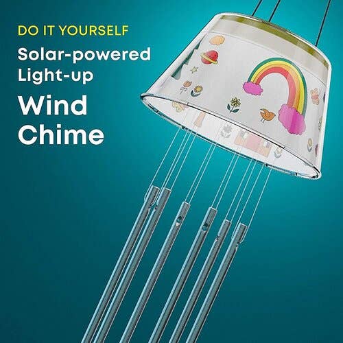 Solar Powered Light-Up Wind Chime Kit