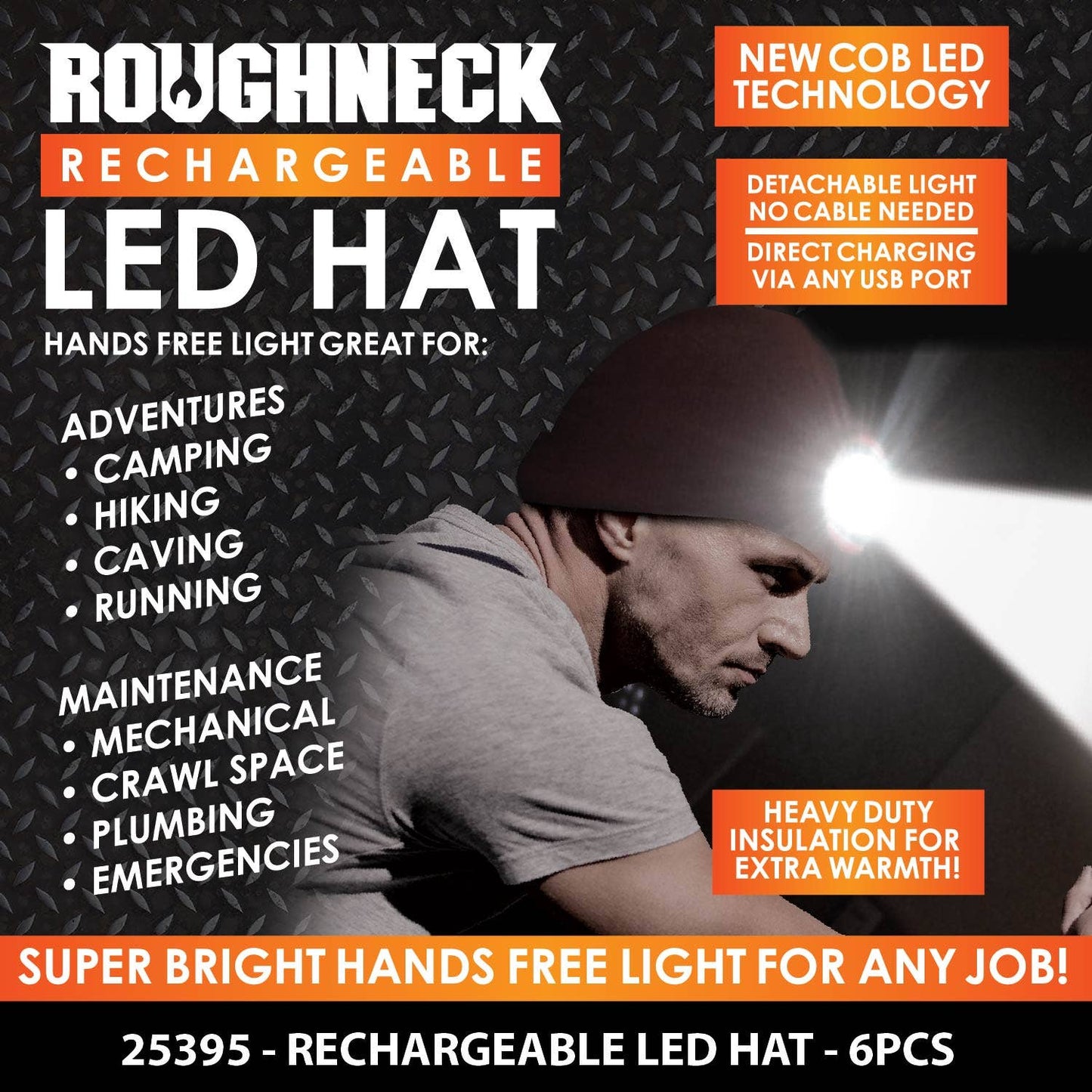 LED Light Winter Hat