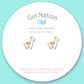 Glama Llama | Cutie Stud Earrings | Hypoallergenic