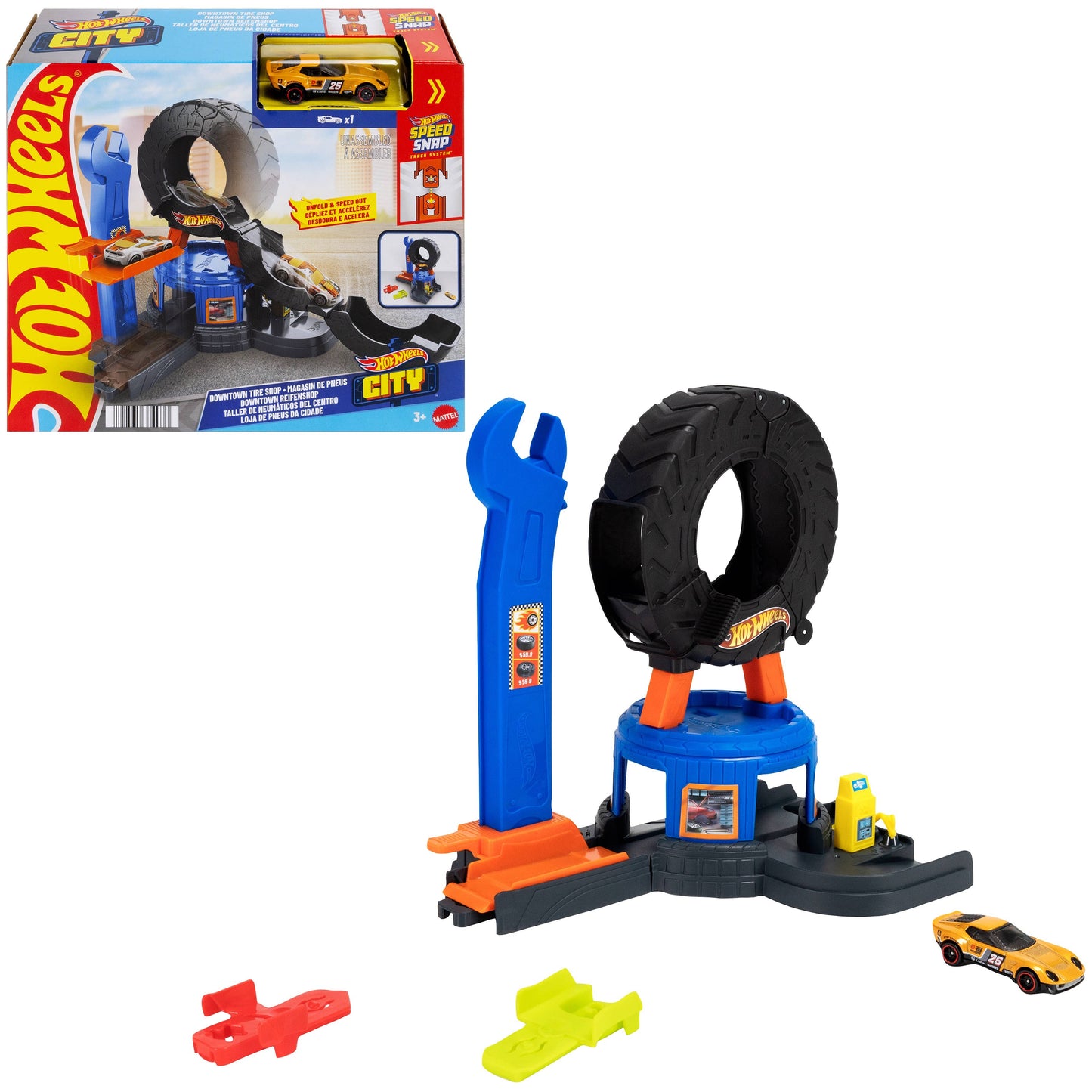 Hot Wheels City Downtown Track Set