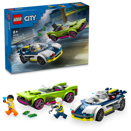 LEGO® Police Car and Muscle Car Chase