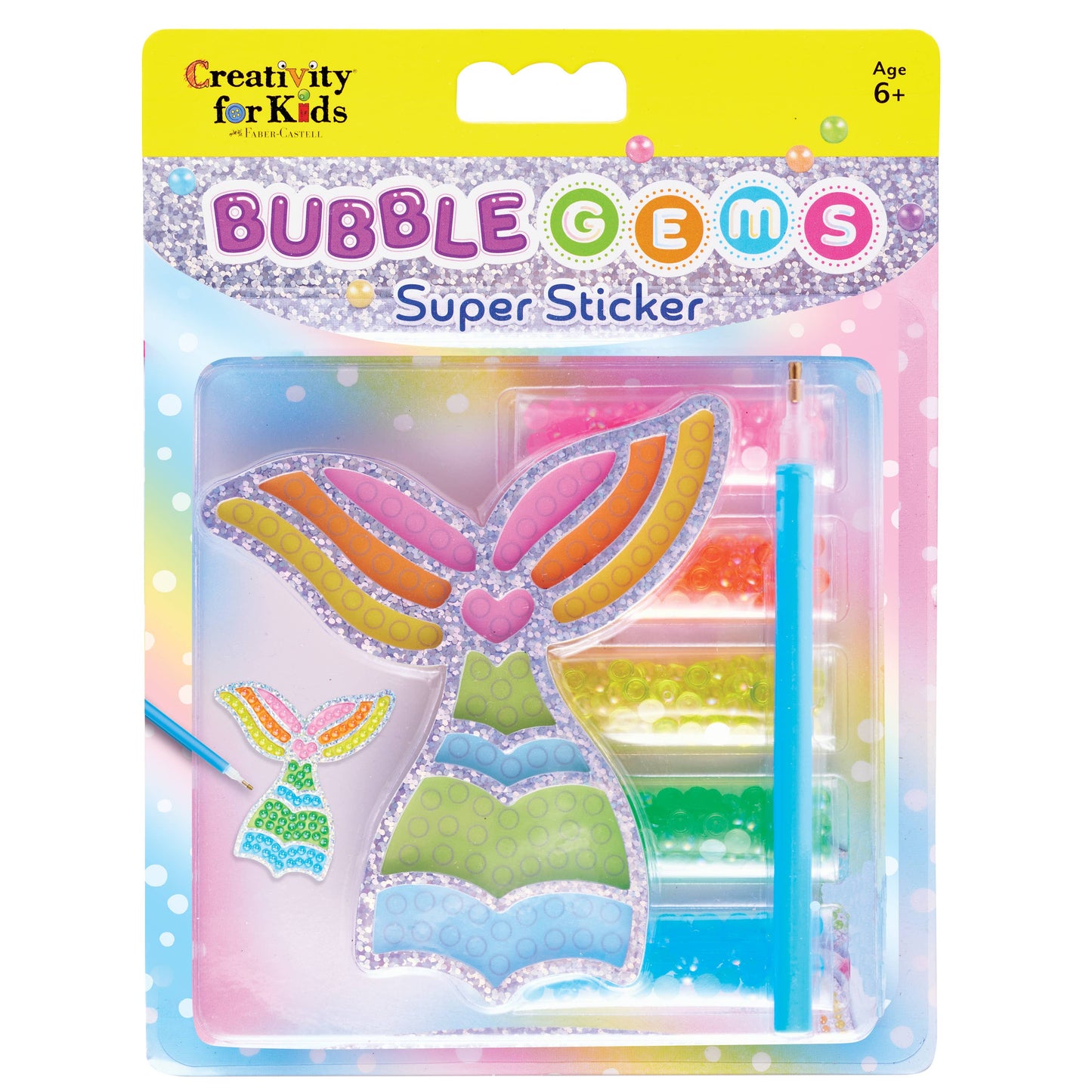 Bubble Gems Super Sticker Diamond Painting Kits for Kids: Star