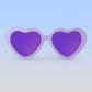 Heart Sunglasses | Lilac: (Ages 2-4)