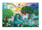60-Piece Foil Puzzle - Sparkling Unicorn