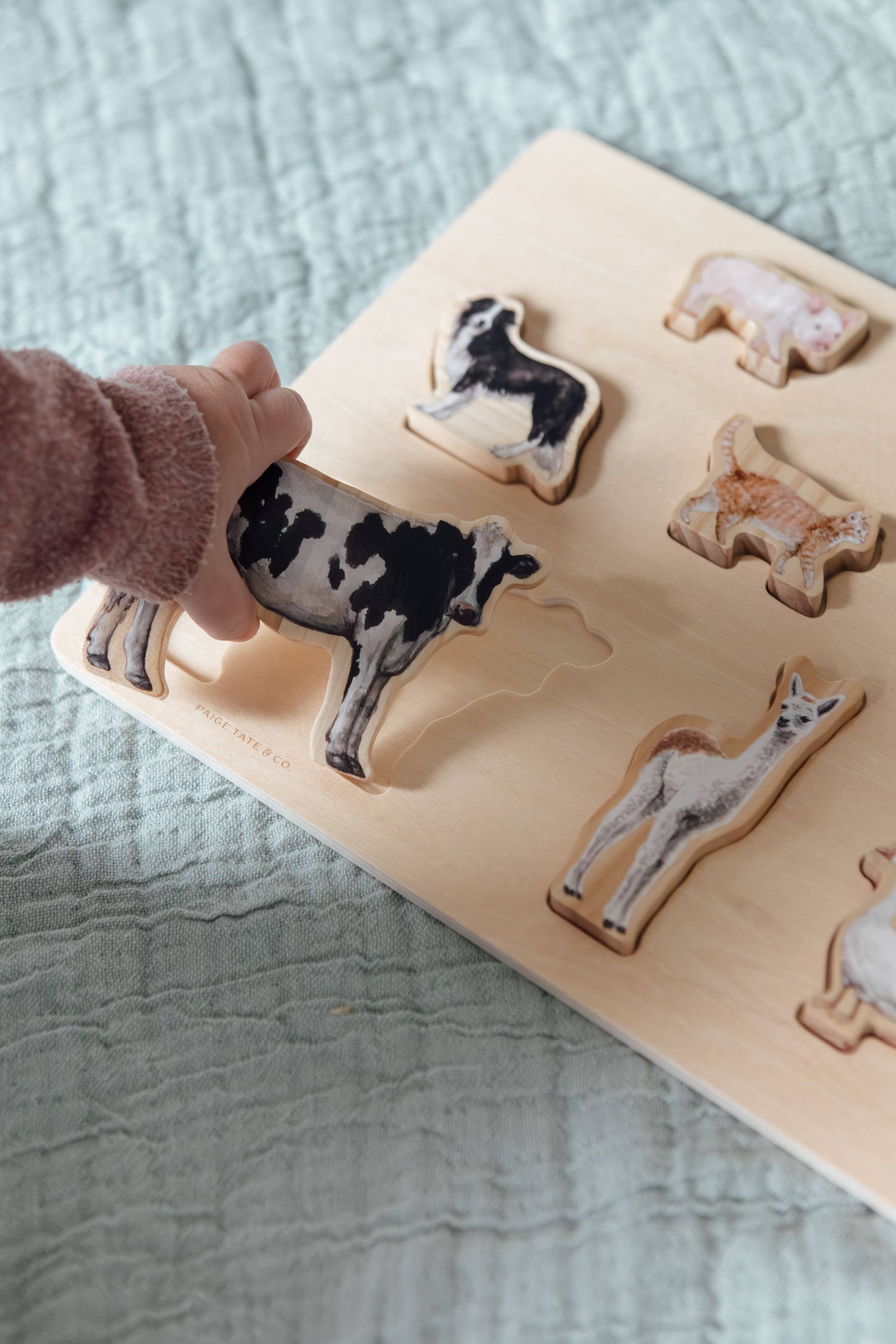 Farm Animals Wooden Puzzle: A Tabitha Paige Puzzle