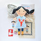 Sew Your Own Lobster Doll -Brown Hair