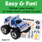 Decorate 2 Monster Trucks Craft Kit for Kids