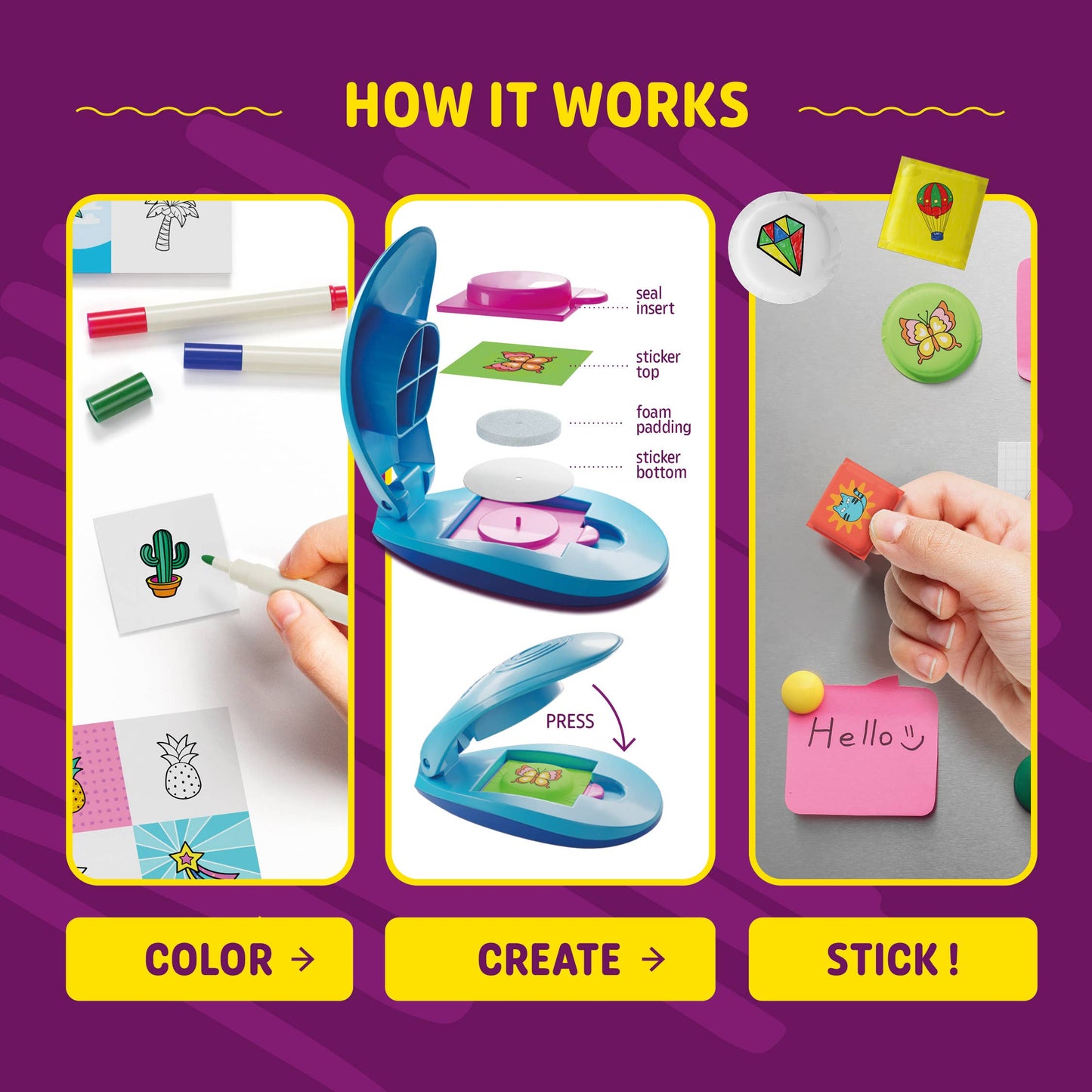 Puffy Sticker maker kit