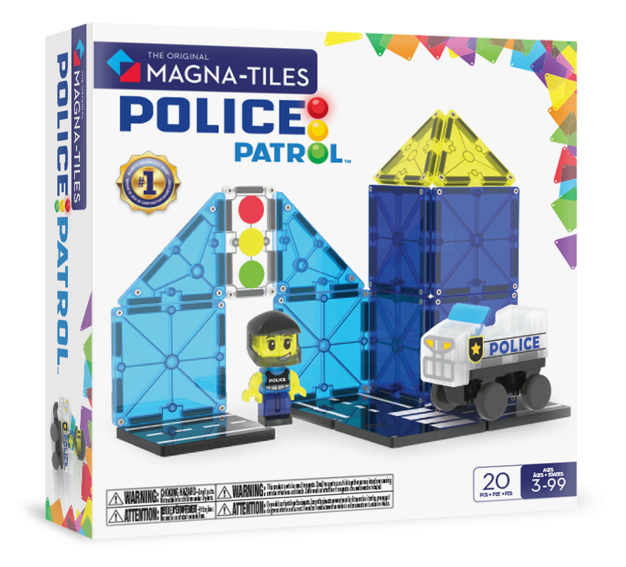 Magna-Tiles Police Patrol
