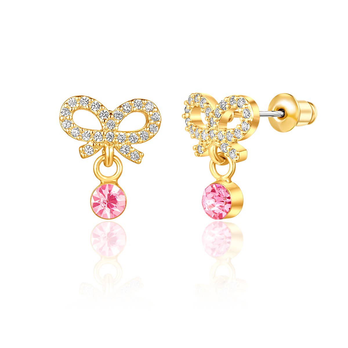 Little Luxe Bow Drop Earrings
