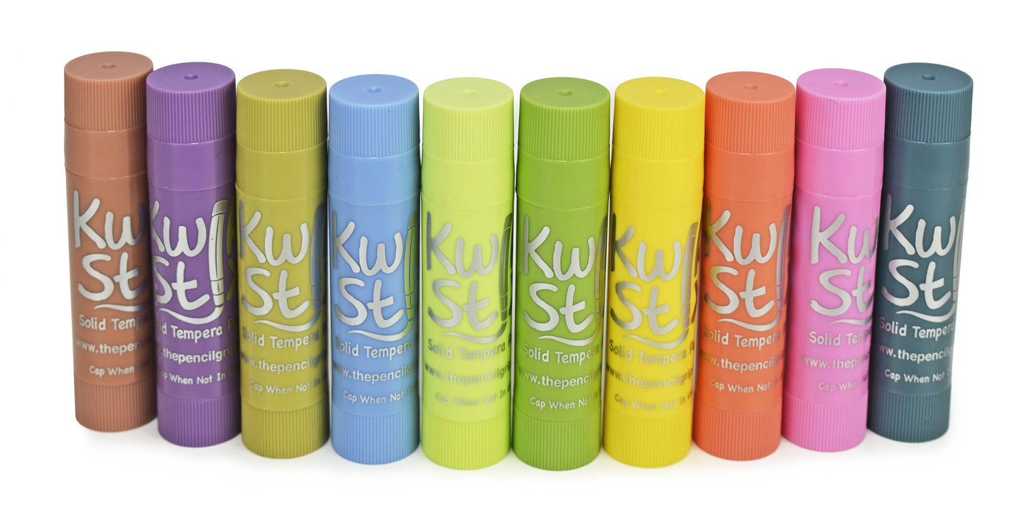KwikStix Tempera Paint- Pastel 10 Colors