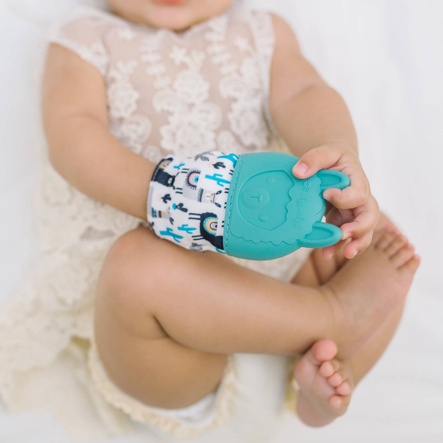 Silicone Teething Mitts: Bunny