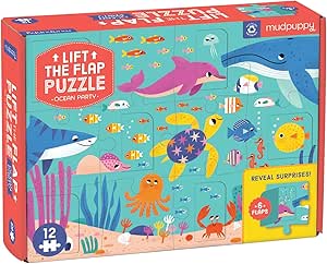 Puzzle 12 Pc. Lift Flap Ocean Party