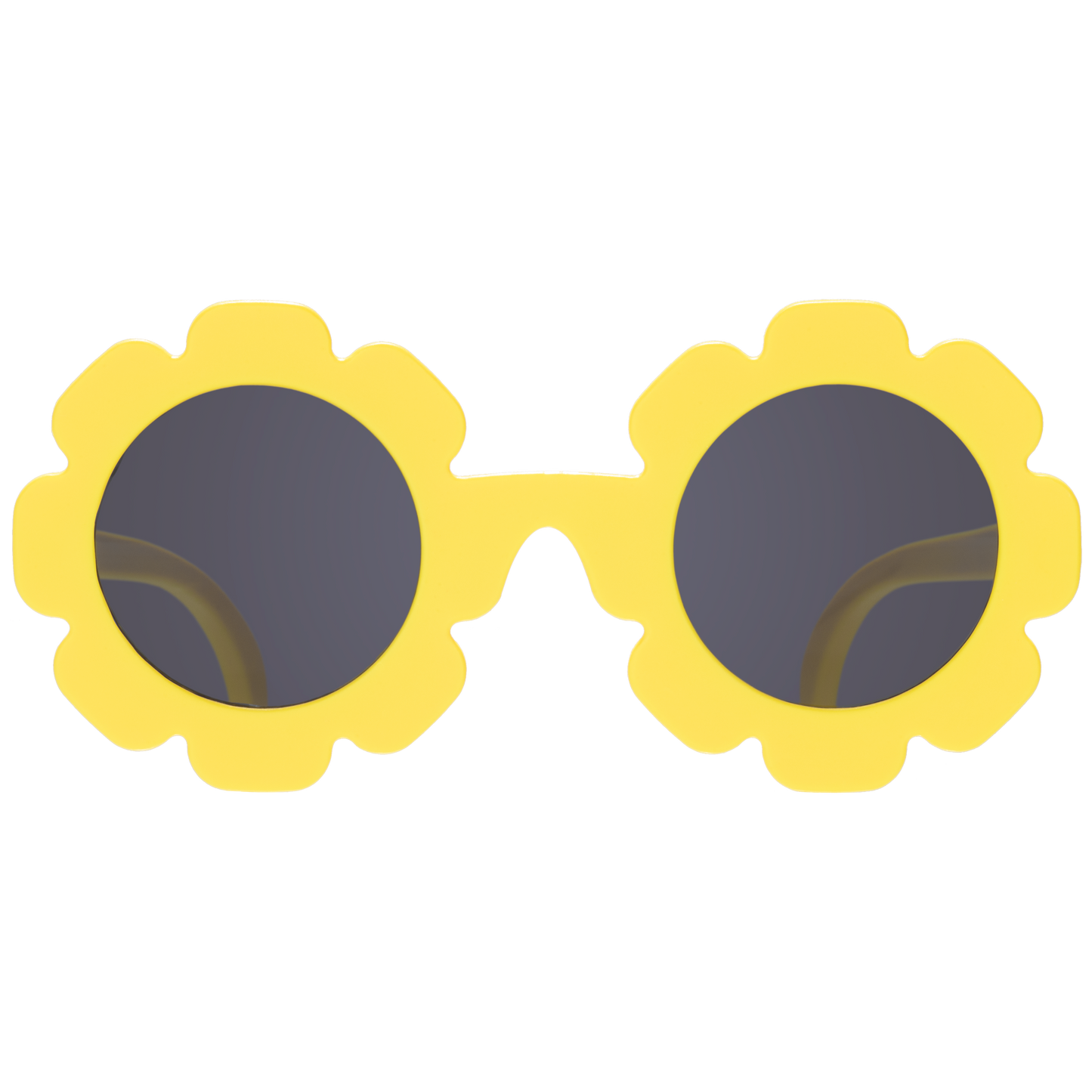Neon Yellow Flower Sunglasses: Ages 3-5
