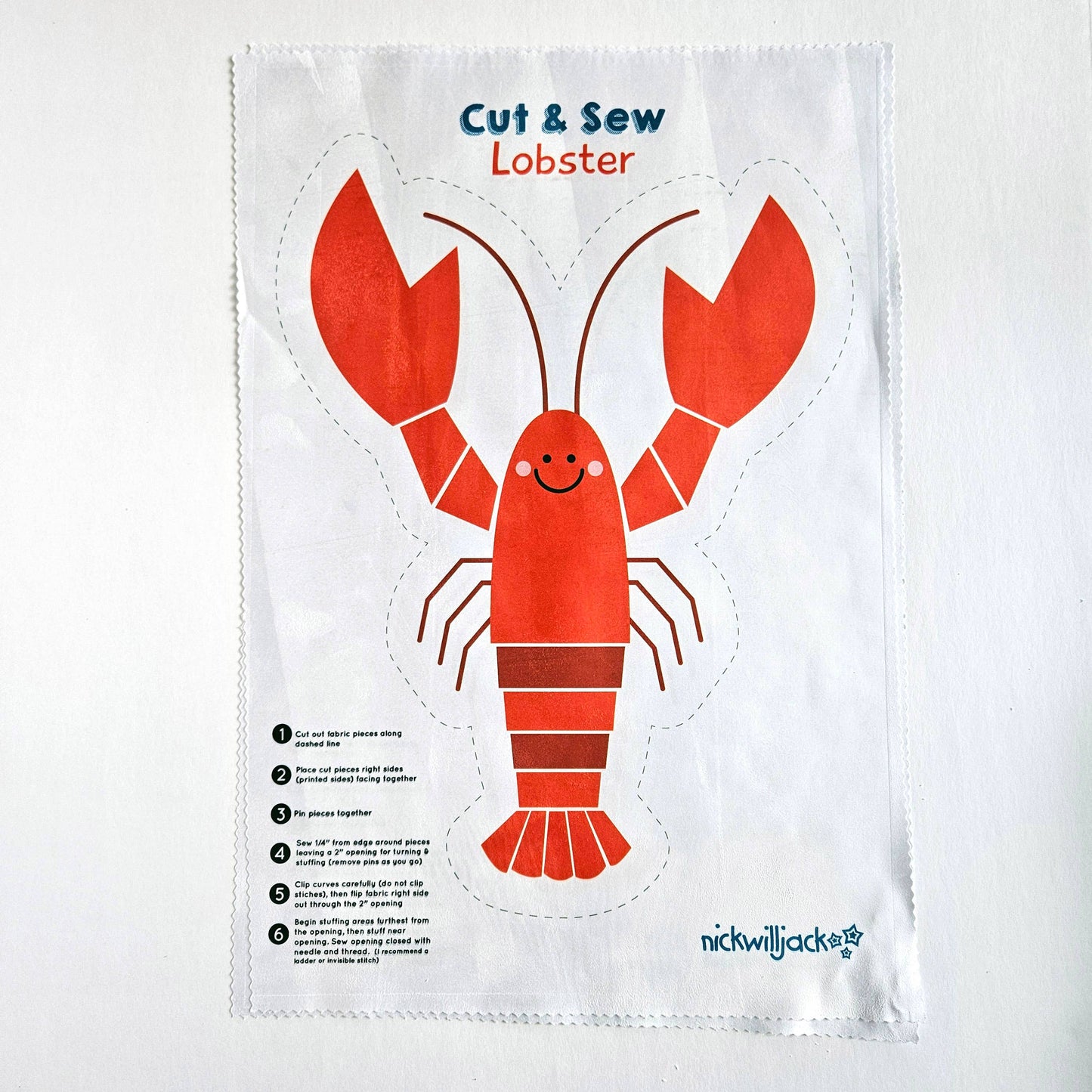 Sew Your Own Lobster Kit
