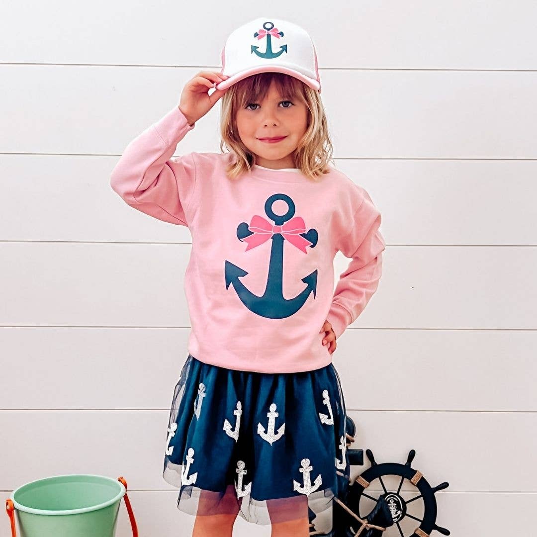 Anchor Tutu - Dress Up Skirt - Kids Summer Tutu: 2-4Y