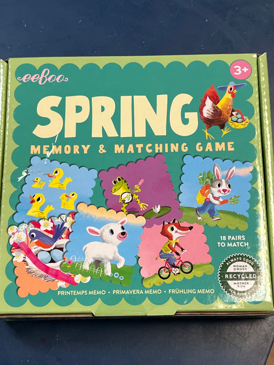 Spring Little Square Memory Game