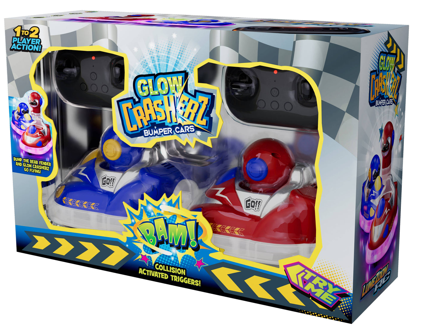 Glow Crasherz Bumper cars - Ejecting Cars with light & sound
