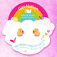 Happy Capy | Capybara | Cutie Stud Earrings for Girls