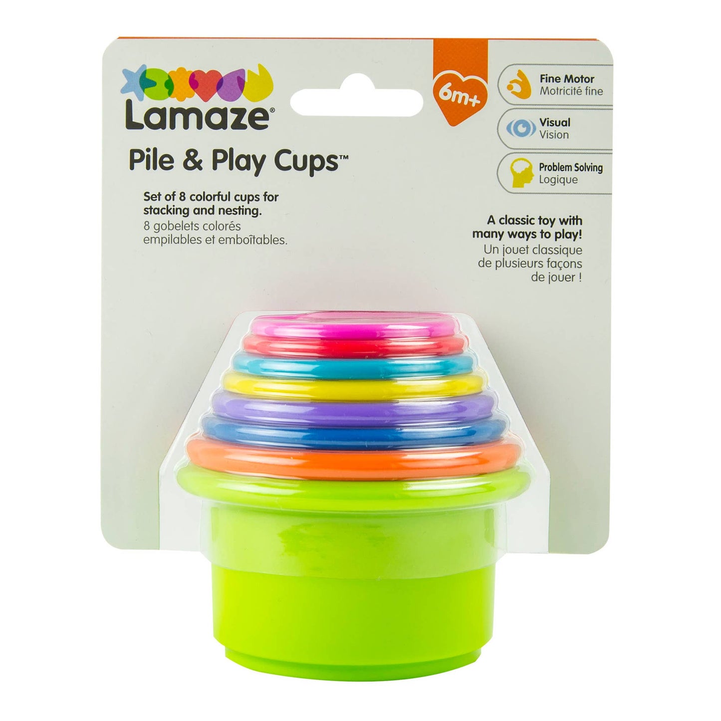 Lamaze Pile & Play Cups - Stacking Cups Toy