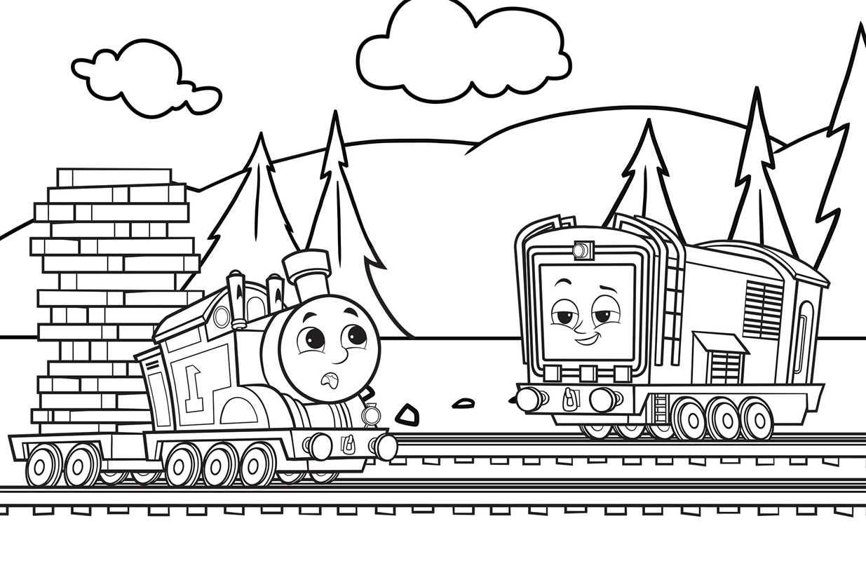 Thomas & Friends: Giant Coloring Book by Mattel: Paperback; 192 pages / English