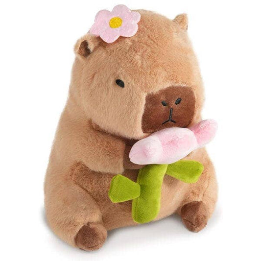 Capybara Flower Plush Toy