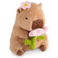 Capybara Flower Plush Toy