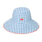 Cherry Gingham Reversible Sun Hat 3-6 Years