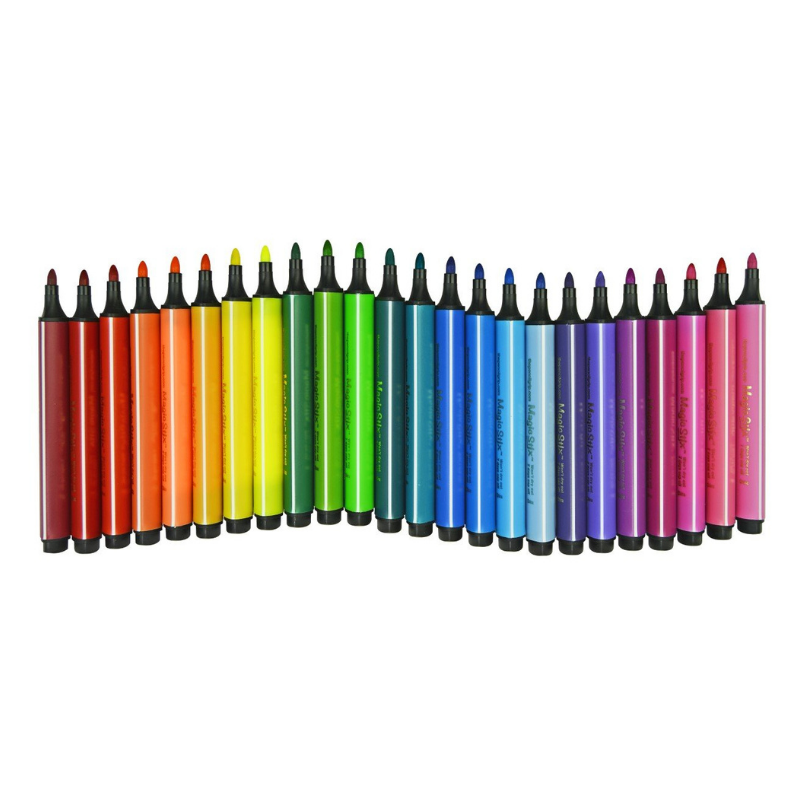 Magic Tri Stix 24 Color - Cap Off for 7 Days