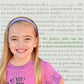 Adjustable Kids Mermaid Hairband: Pink